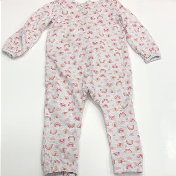 Child of Mine by Carter’s One-Piece Pajama – Size 24 Months – Pink Rainbow Print - Picture 3 of 7